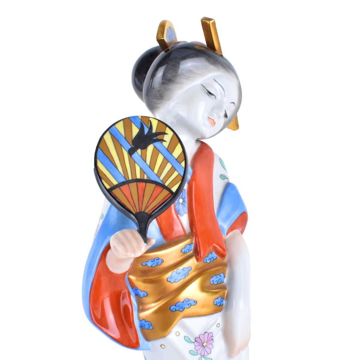 Herend Porcelain Geisha Figurine