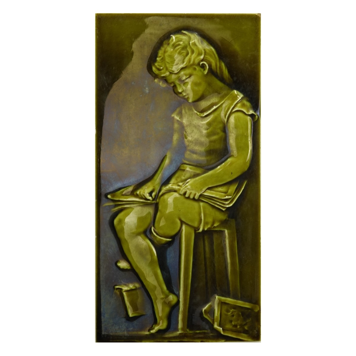 Art Pottery Figural Plaques
