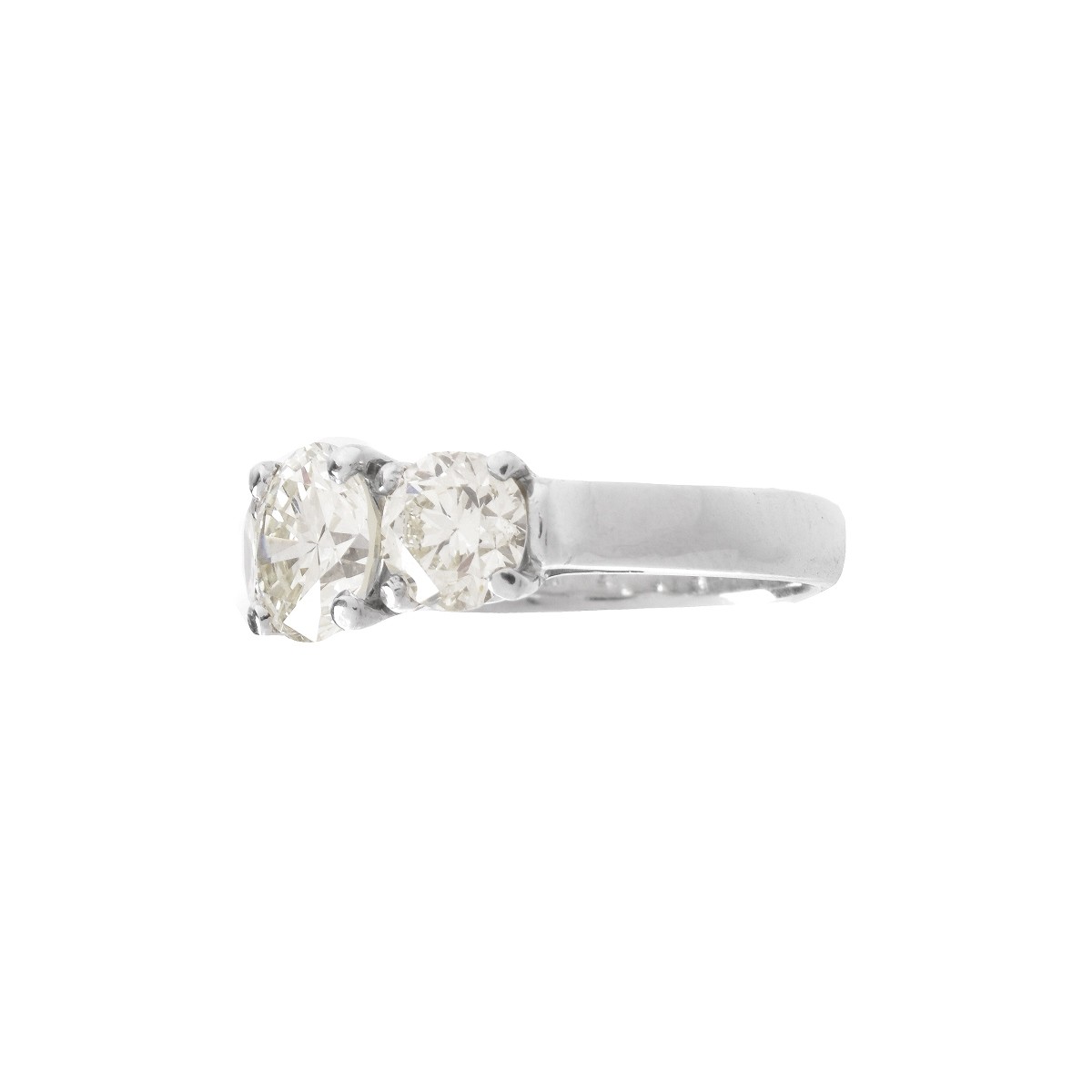 3.24ct TW Diamond and Platinum Ring