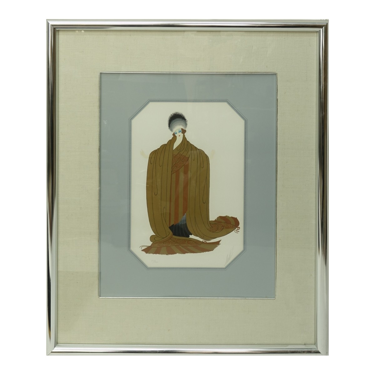 Erte (1892 - 1989) "Kings Favorite" Lithograph