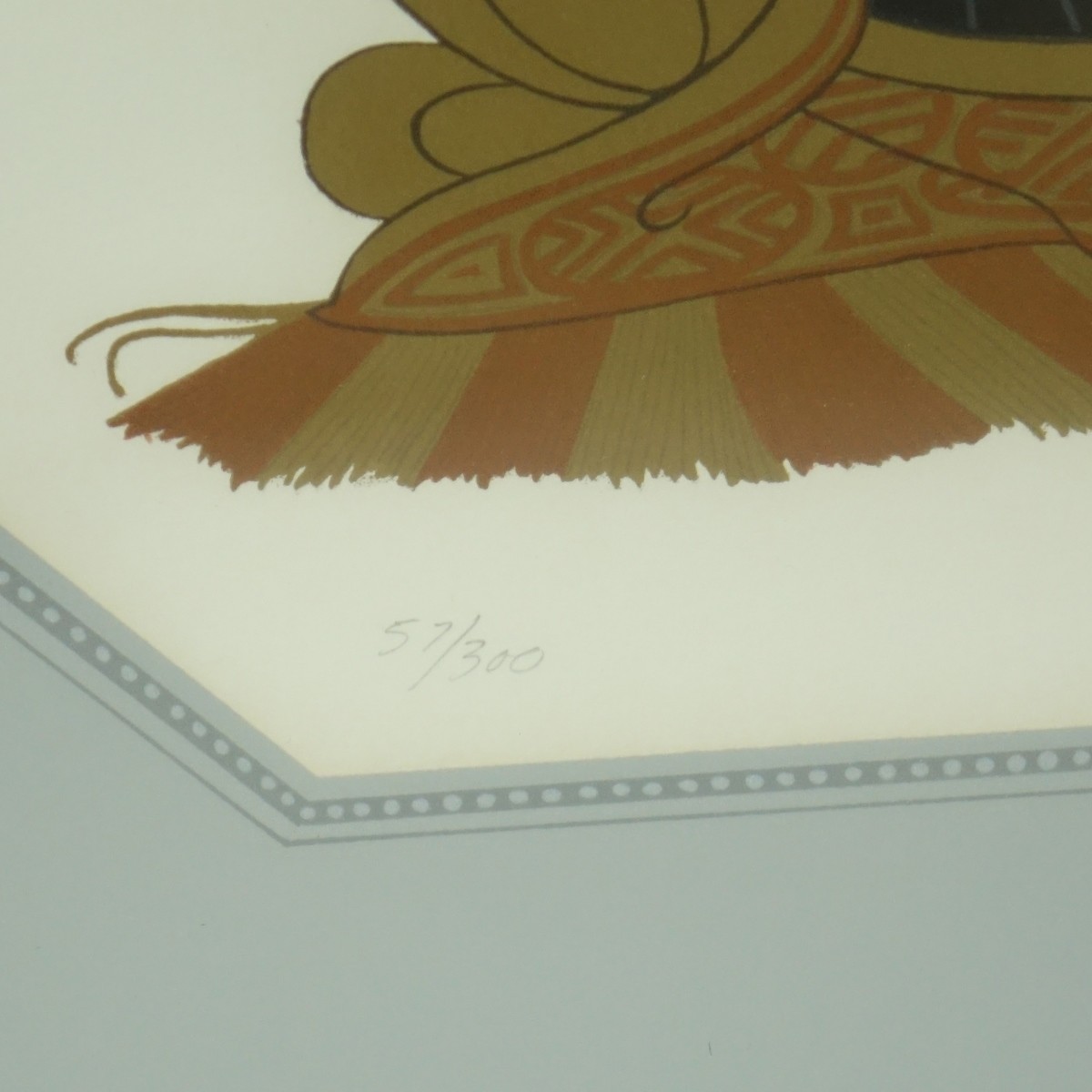 Erte (1892 - 1989) "Kings Favorite" Lithograph
