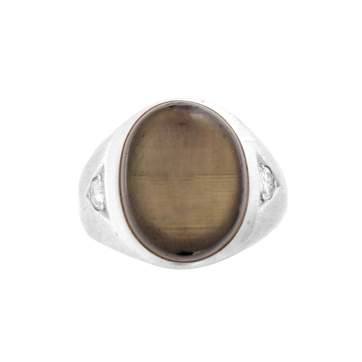 Black Star Sapphire and 14K Ring
