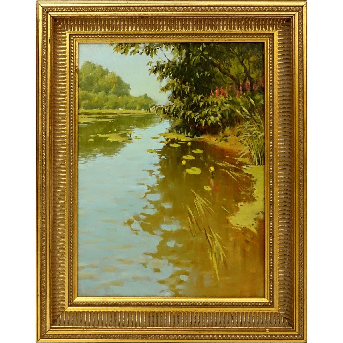 I. Bogomolov, Russian (20C.) O/C River Scene