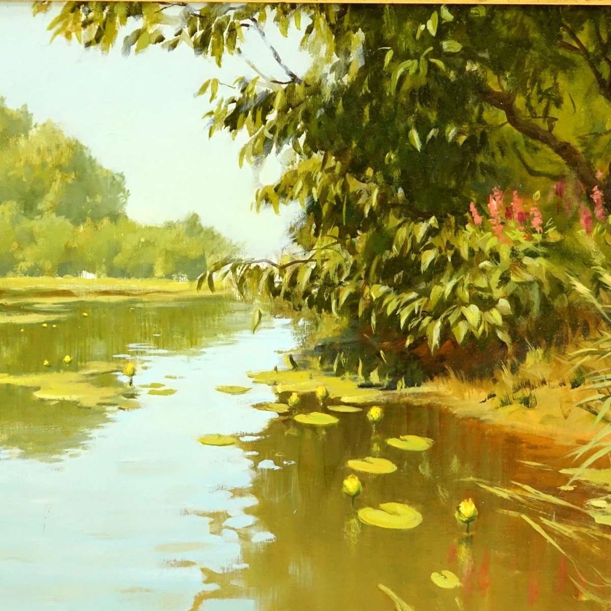 I. Bogomolov, Russian (20C.) O/C River Scene