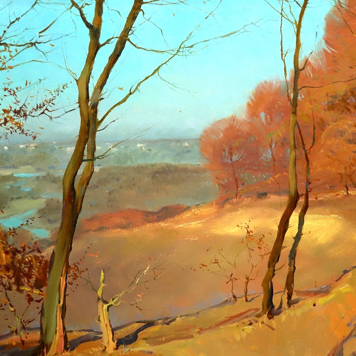 20C Oil On Board, Landscape Scene