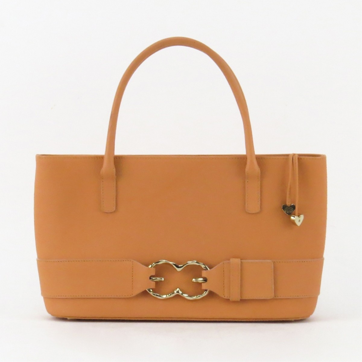 Escada Peach /Salmon Leather Handle Handbag