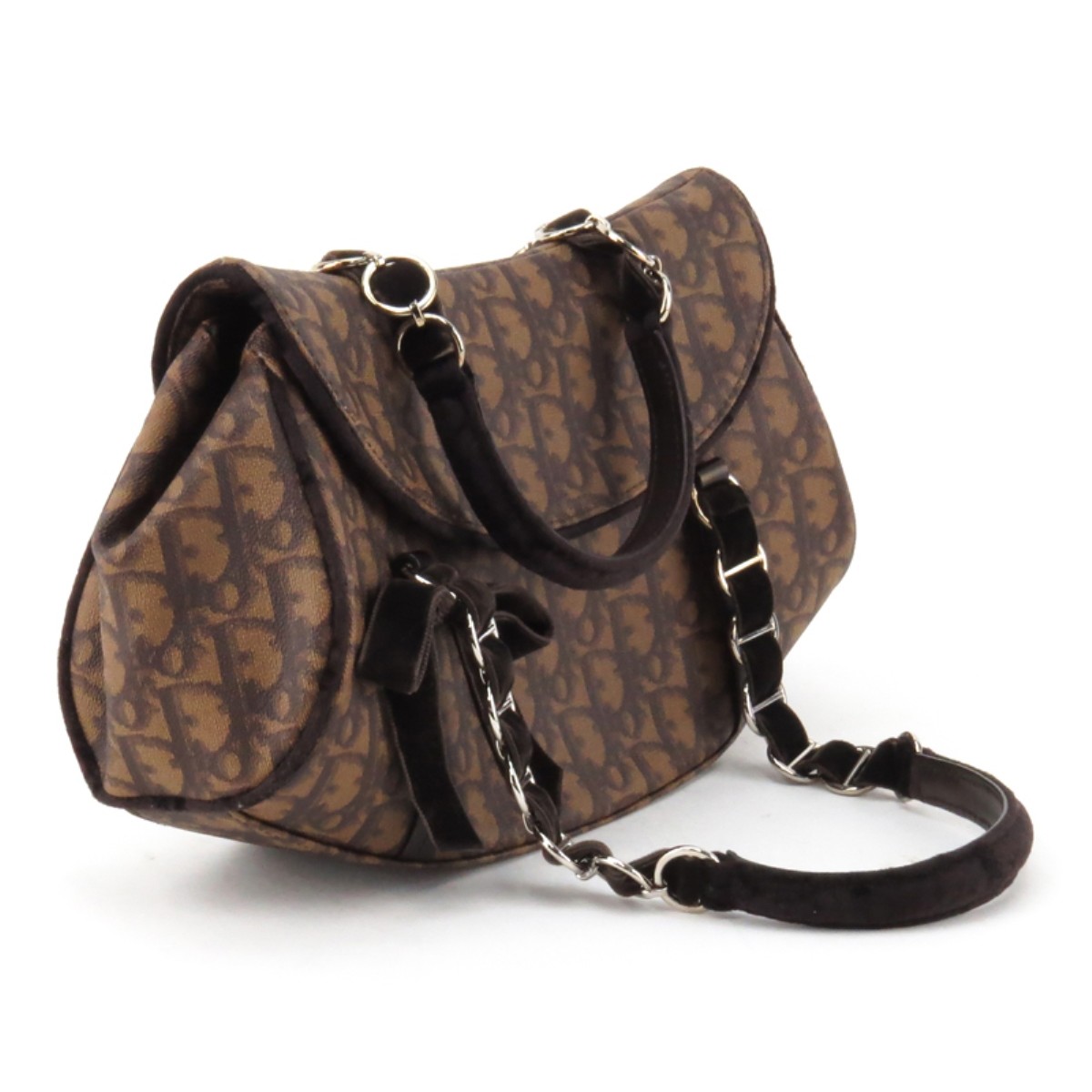 Christian Dior Monogram Romantique Trotter Handbag
