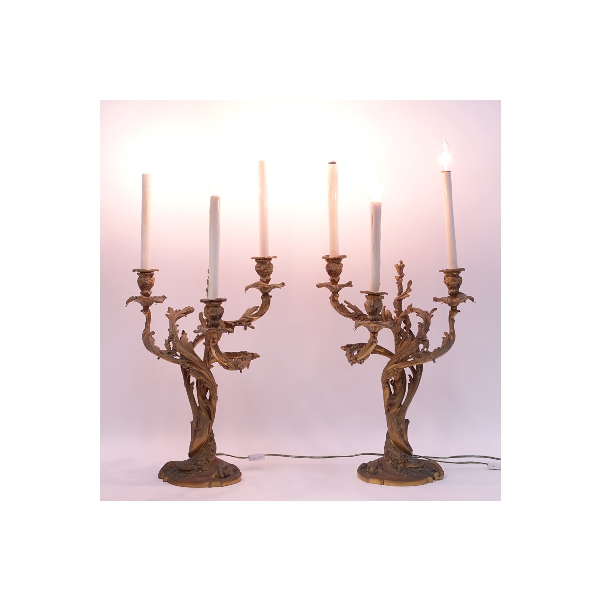 Pair of Georges Van de Voorde, Dutch (1878-1970) A