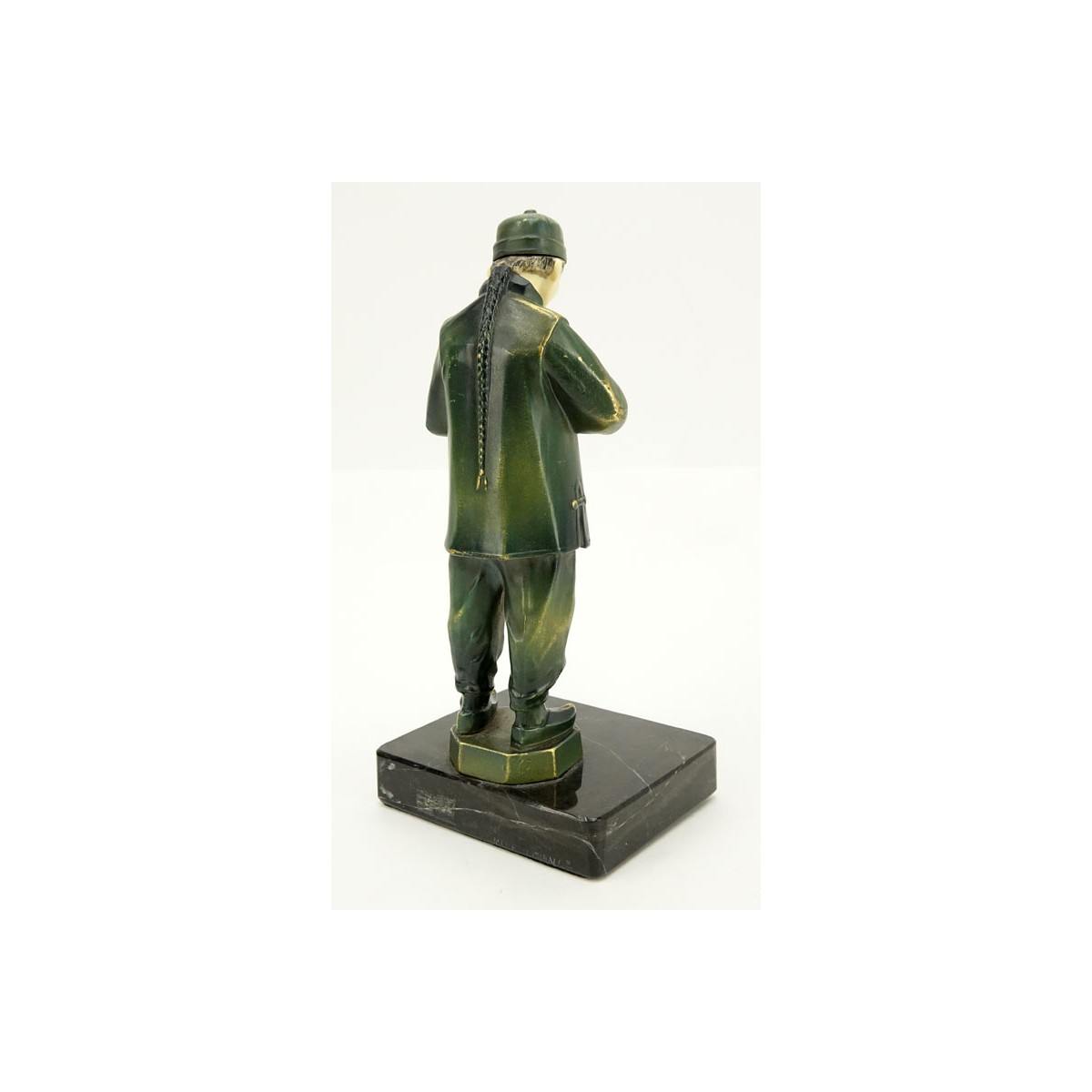 19/20th C. Bronze and Ivory Sculpture