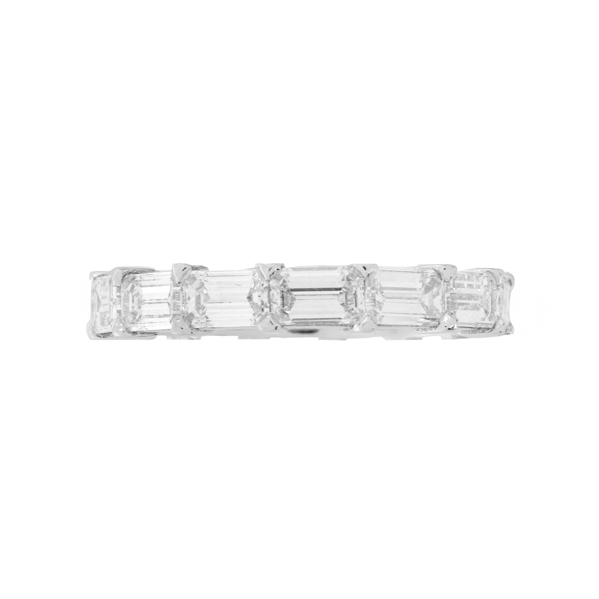 Diamond and Platinum Eternity Band