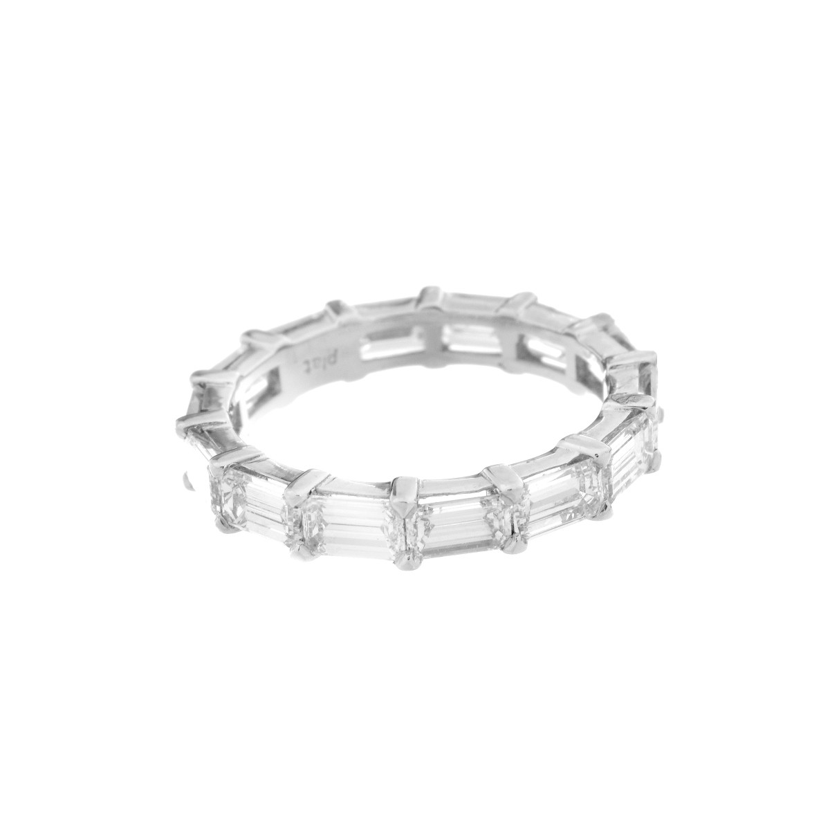 Diamond and Platinum Eternity Band