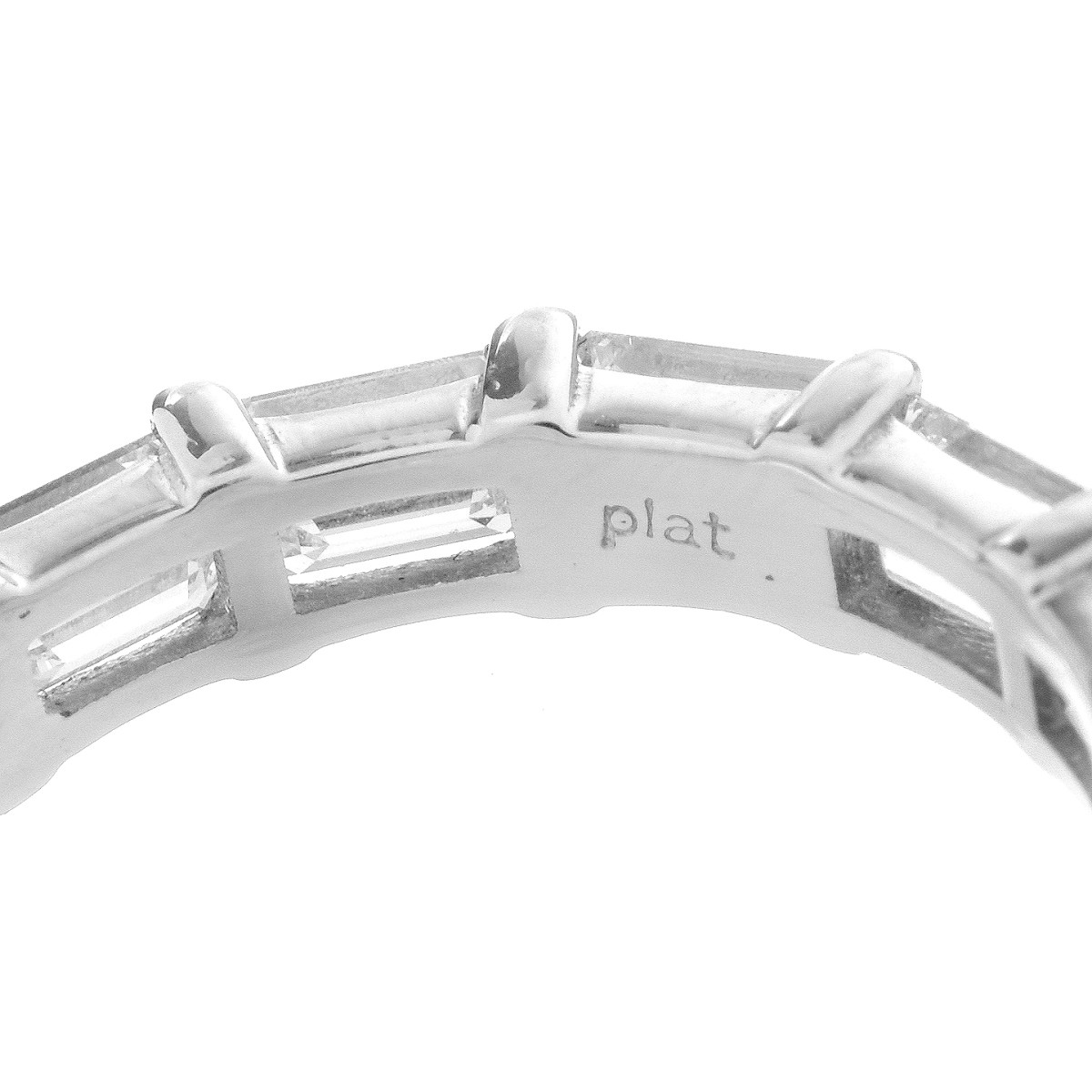 Diamond and Platinum Eternity Band