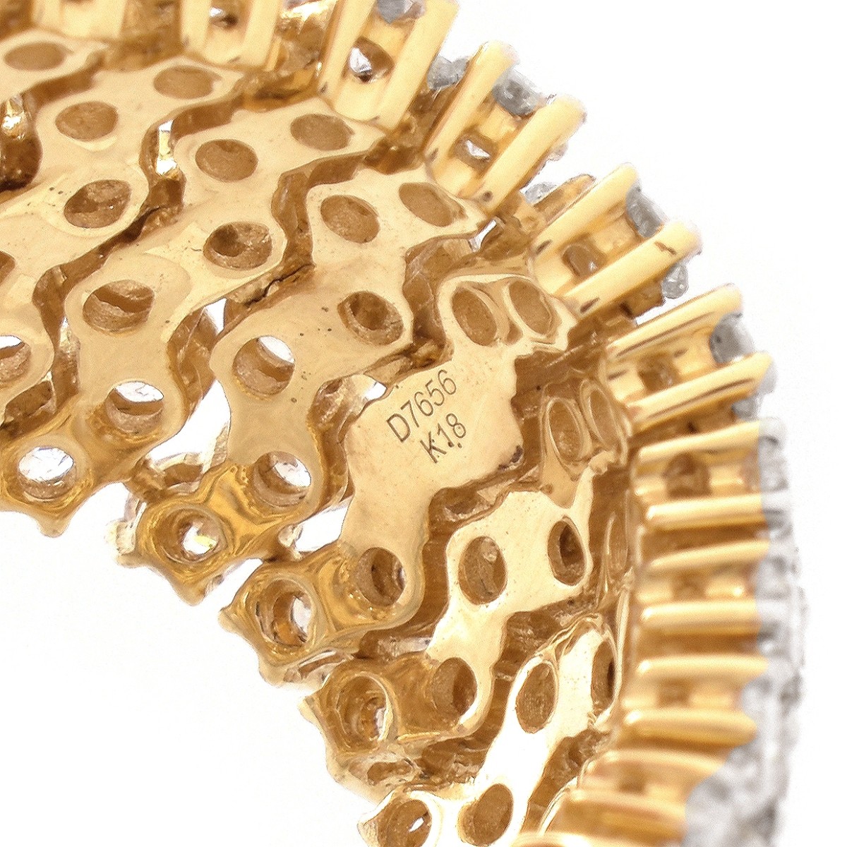 Diamond and 18K Eternity Band