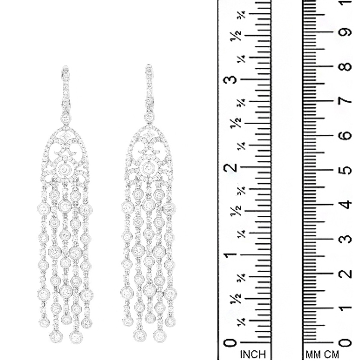 Diamond and 18K Earrings