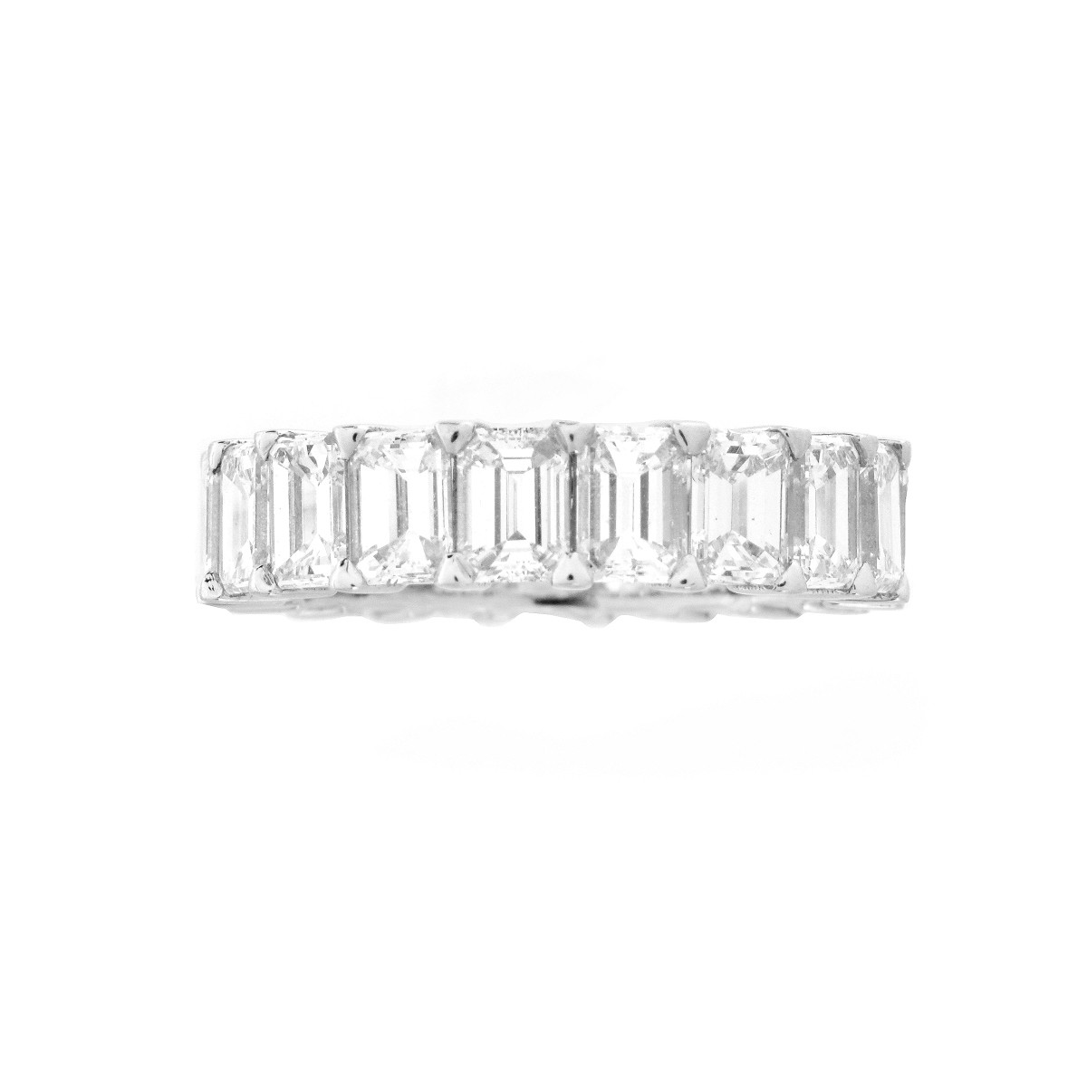 Diamond and Platinum Eternity Band