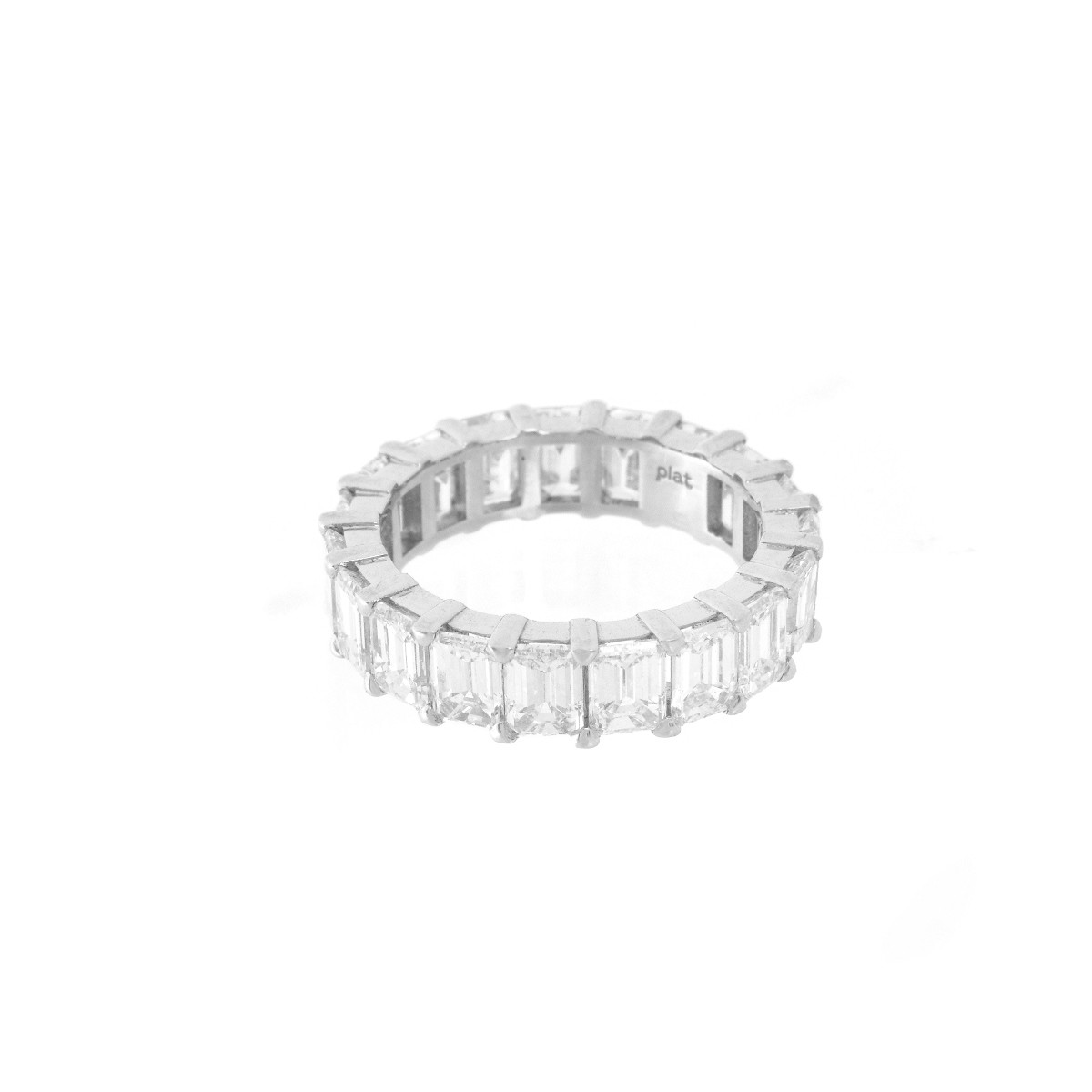 Diamond and Platinum Eternity Band