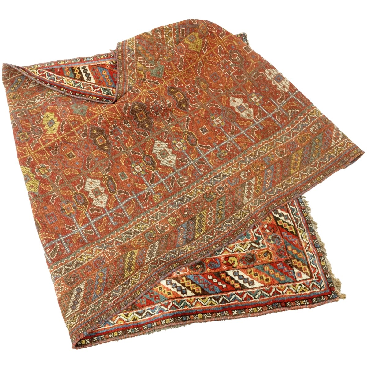 Antique Persian Qashqai Rug
