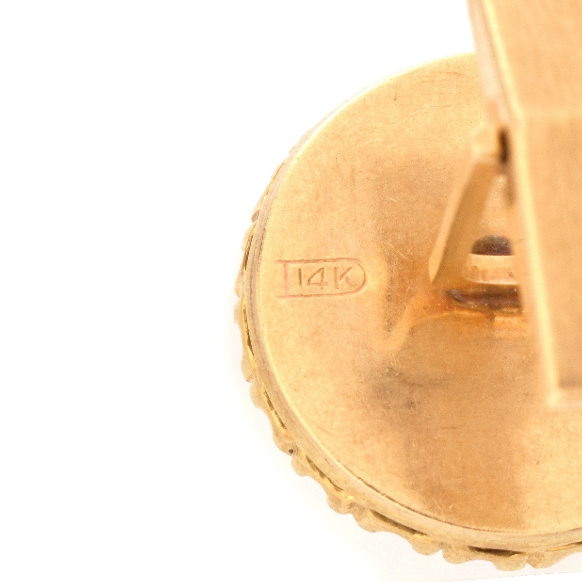 Vintage 14K and Diamond Cufflinks