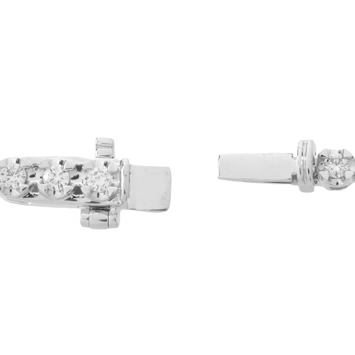 Diamond and 18K Riviera Necklace