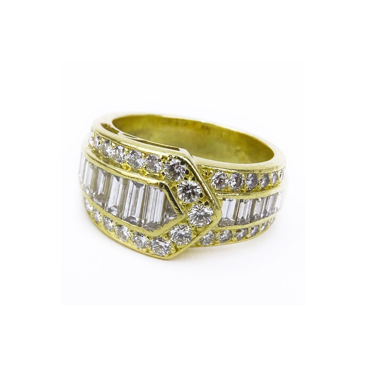 Diamond and 18K Gold Ring