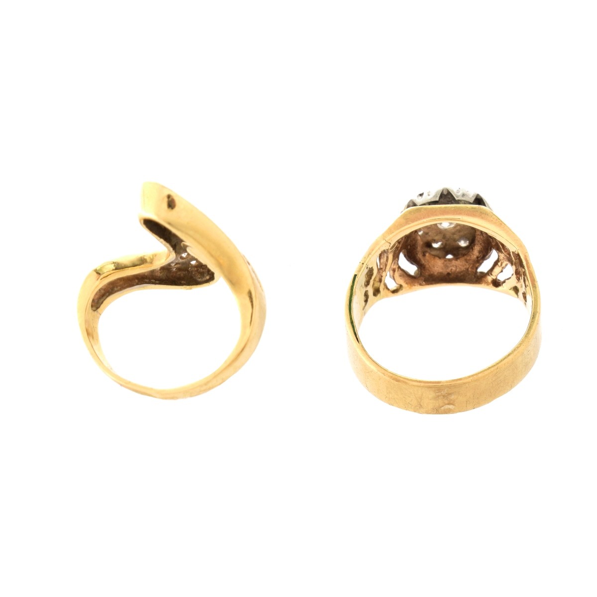 Two Vintage Diamond Rings