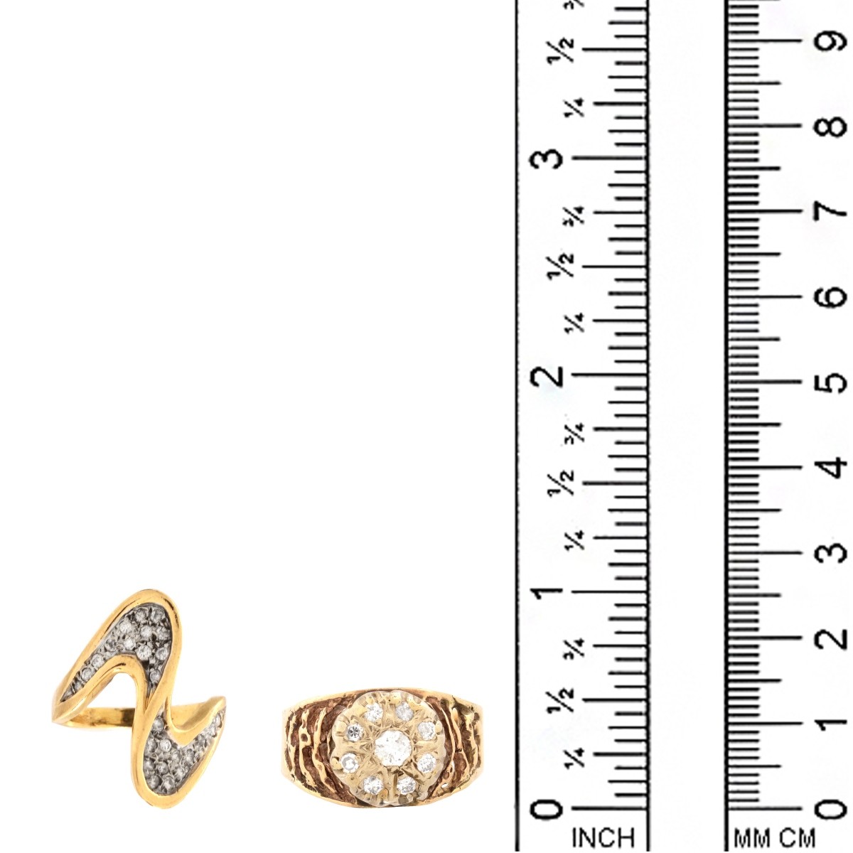 Two Vintage Diamond Rings