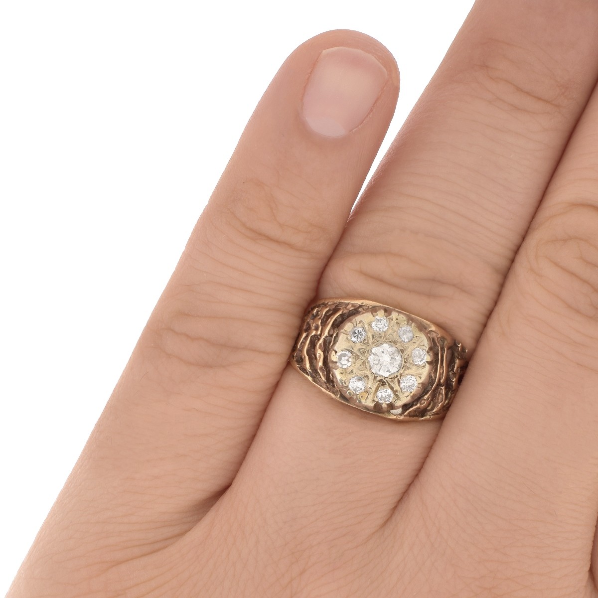 Two Vintage Diamond Rings | Kodner Auctions