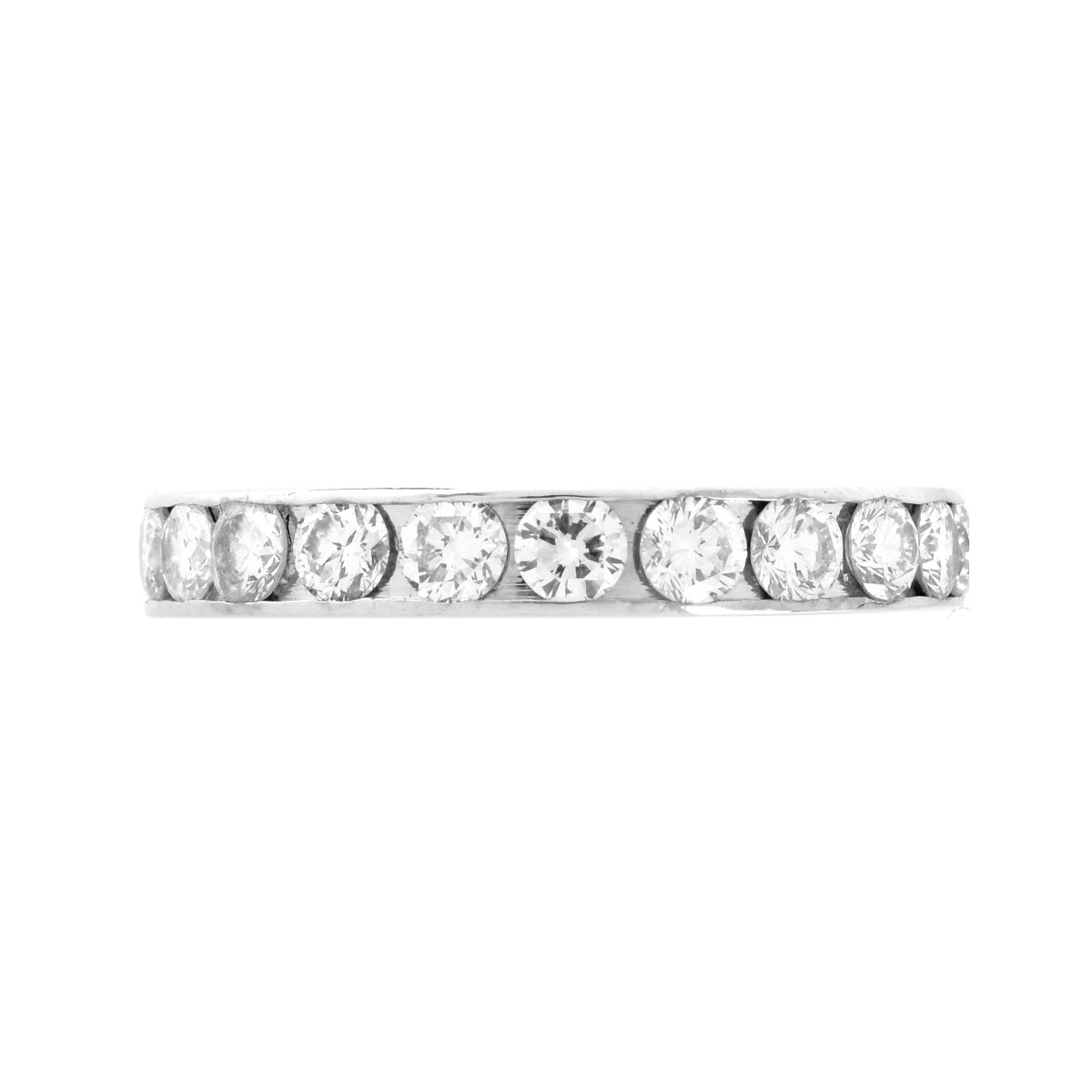 Diamond and 14K Eternity Band