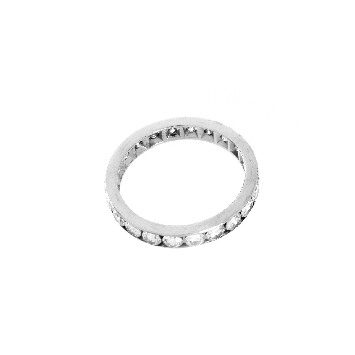 Diamond and 14K Eternity Band