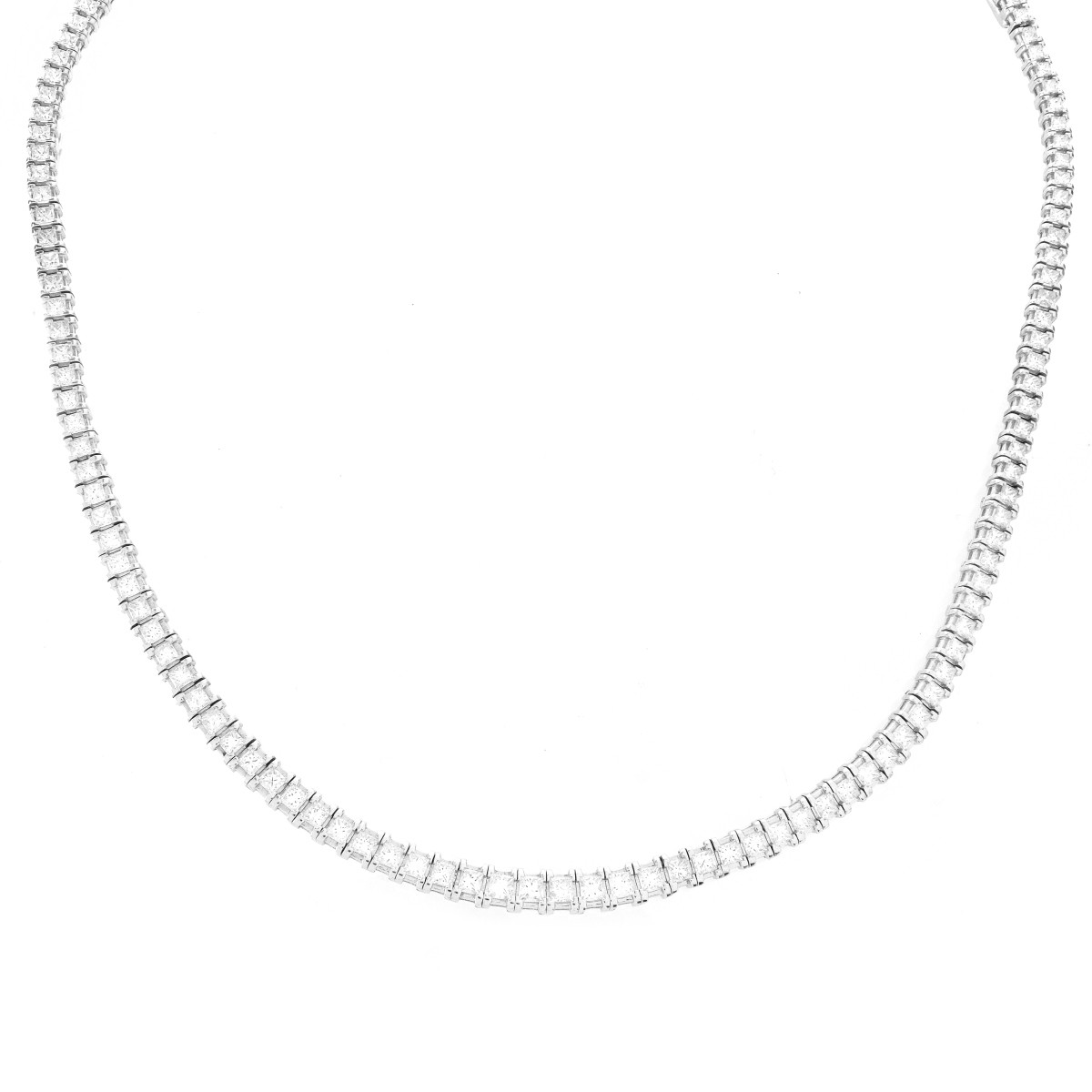 Diamond and Platinum Riviera Necklace