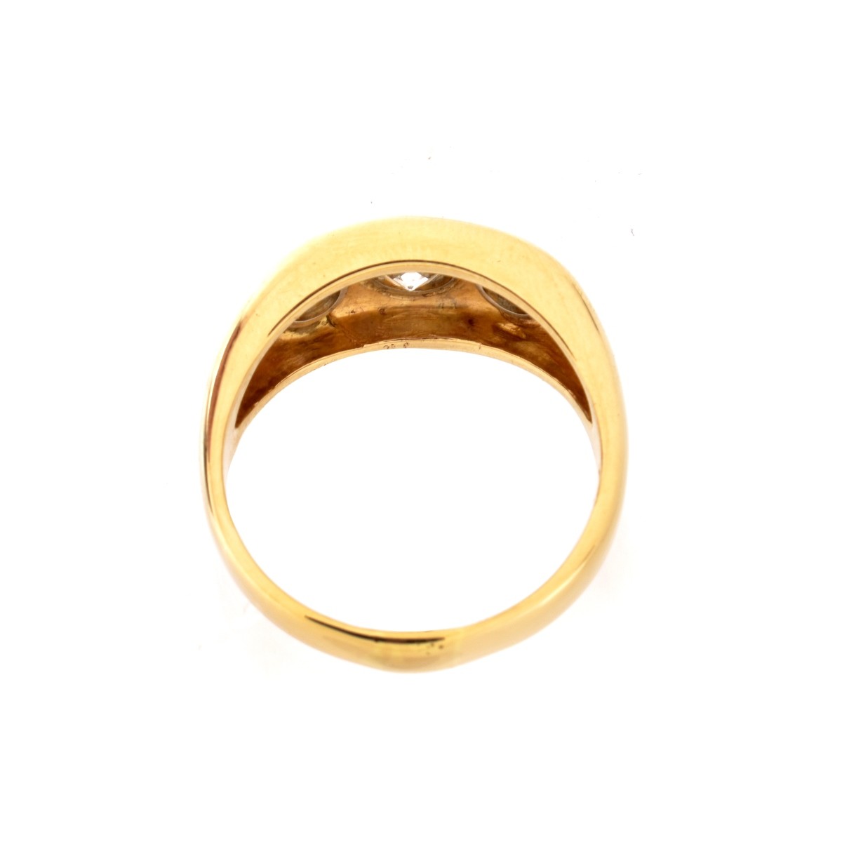 Man's Diamond and 14K Ring