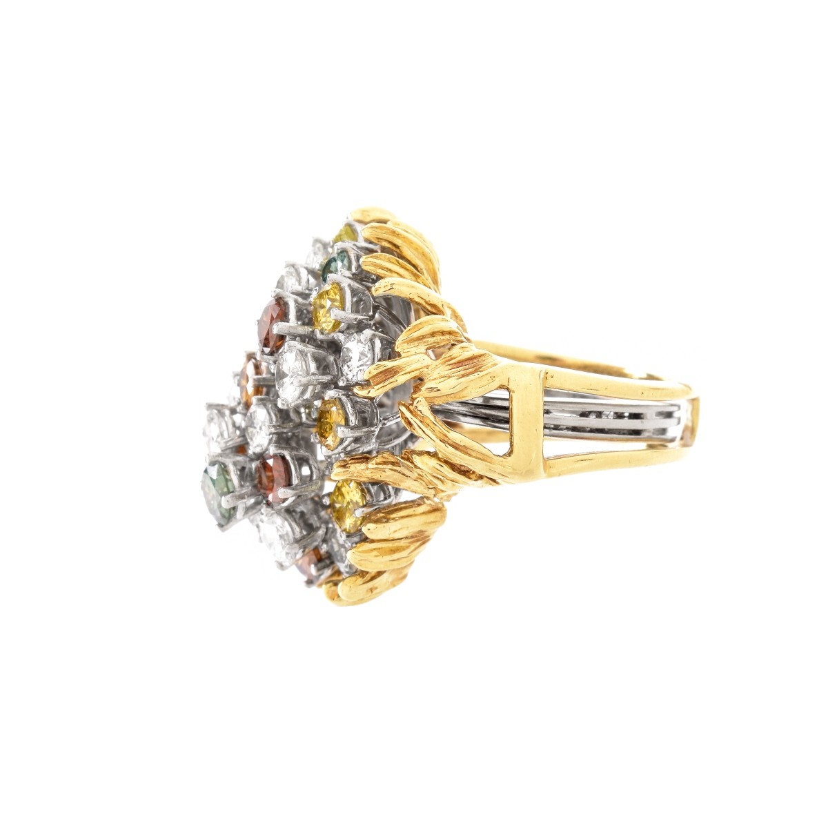 Vintage Diamond, Platinum & 18K Ring