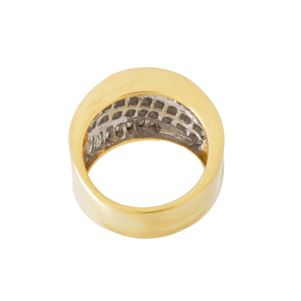 Diamond and 18K Ring