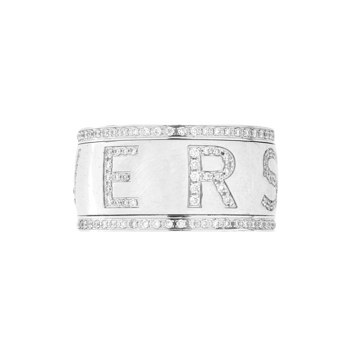 Versace Diamond and 18K Ring