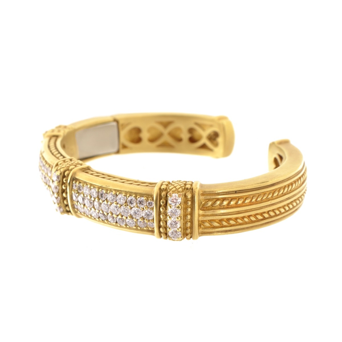 Judith Ripka Diamond and 18K Bracelet