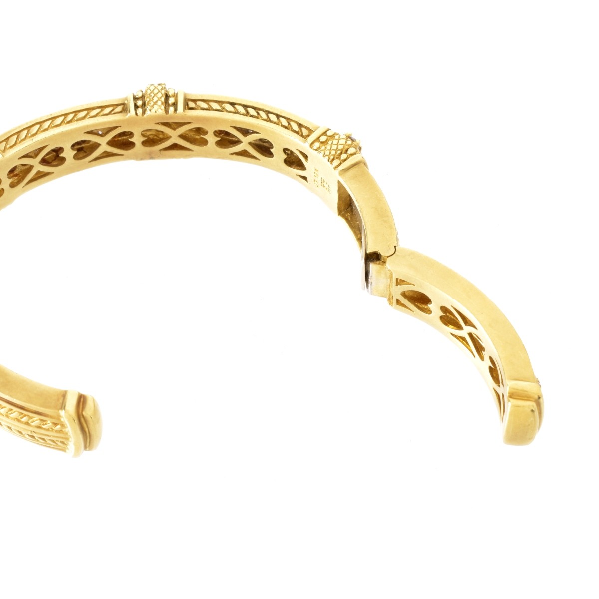 Judith Ripka Diamond and 18K Bracelet