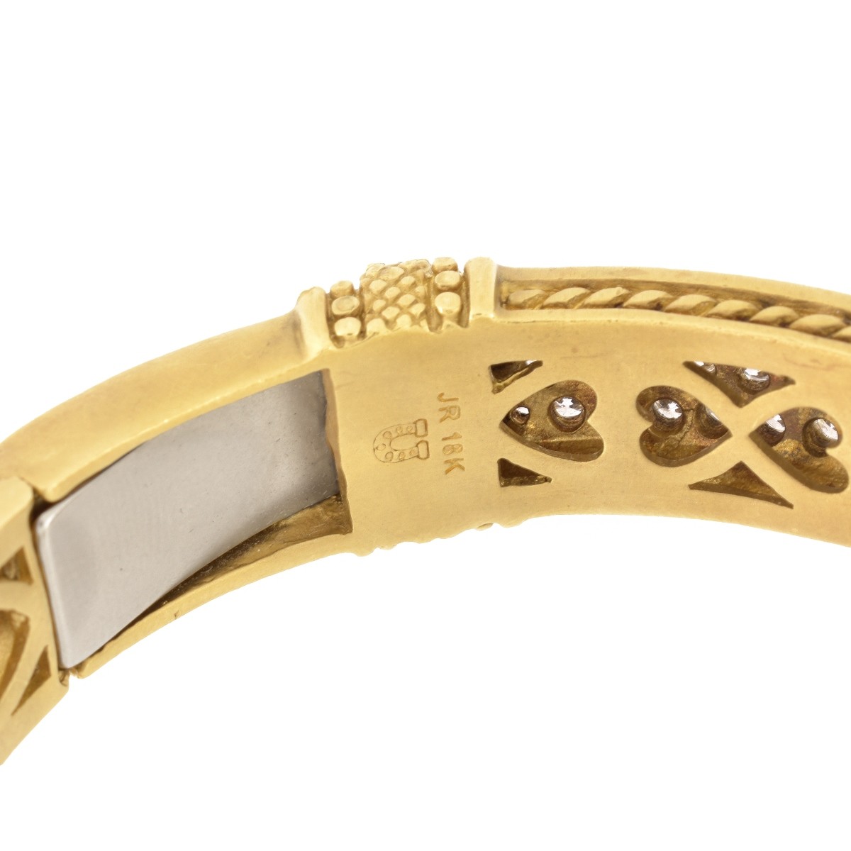 Judith Ripka Diamond and 18K Bracelet