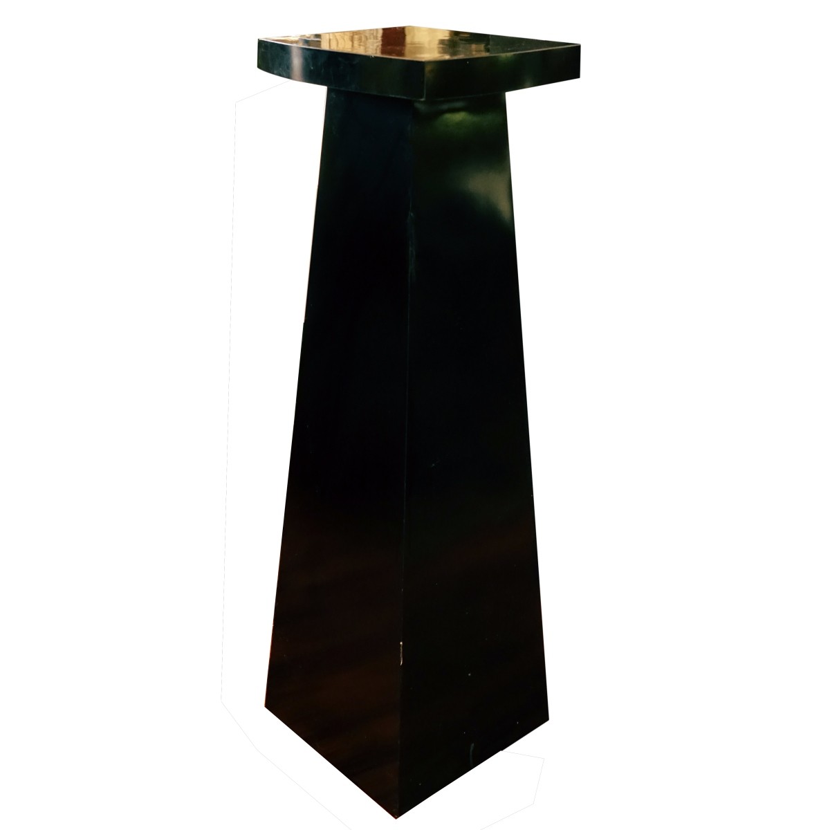 Black Laminate Graduated Top Pedestal.