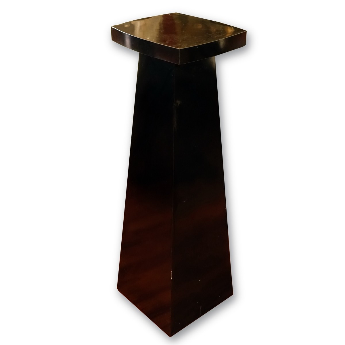 Black Laminate Graduated Top Pedestal.