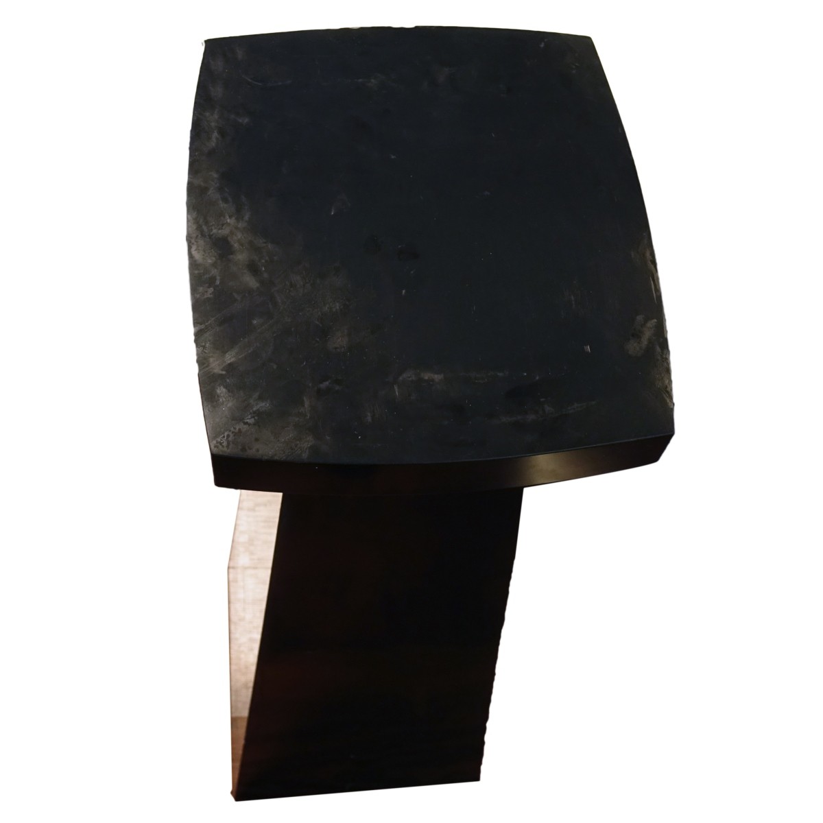 Black Laminate Graduated Top Pedestal.