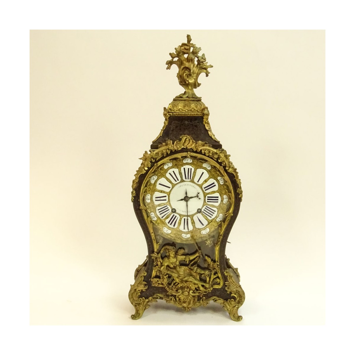 French 18C Courlois Bracket Clock