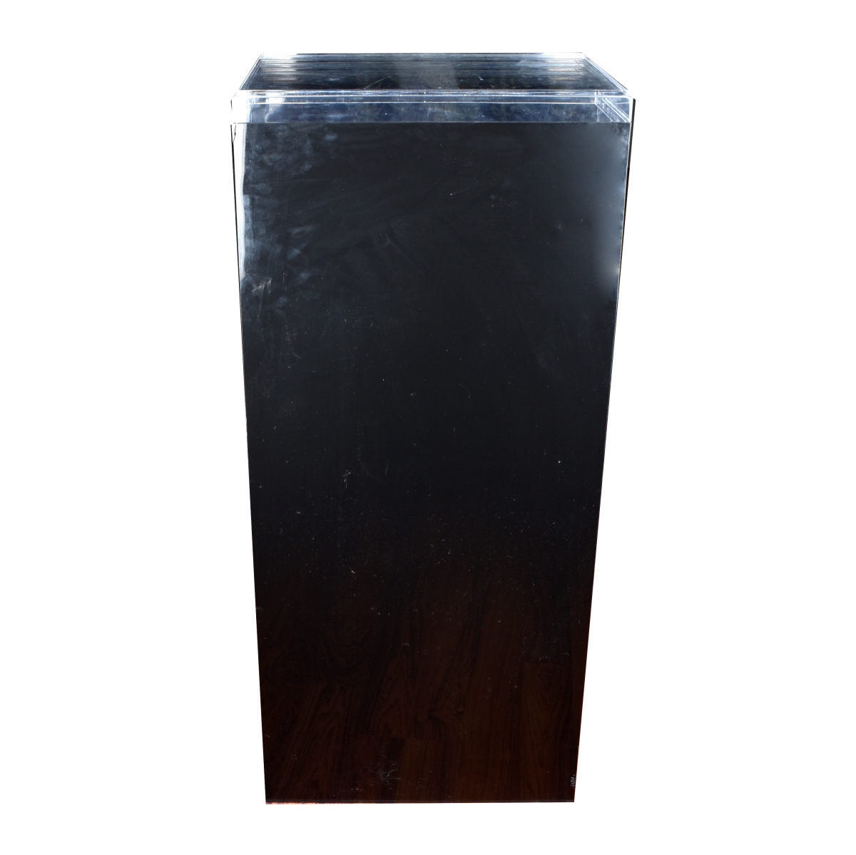 Black Acrylic Rectangle Pedestal