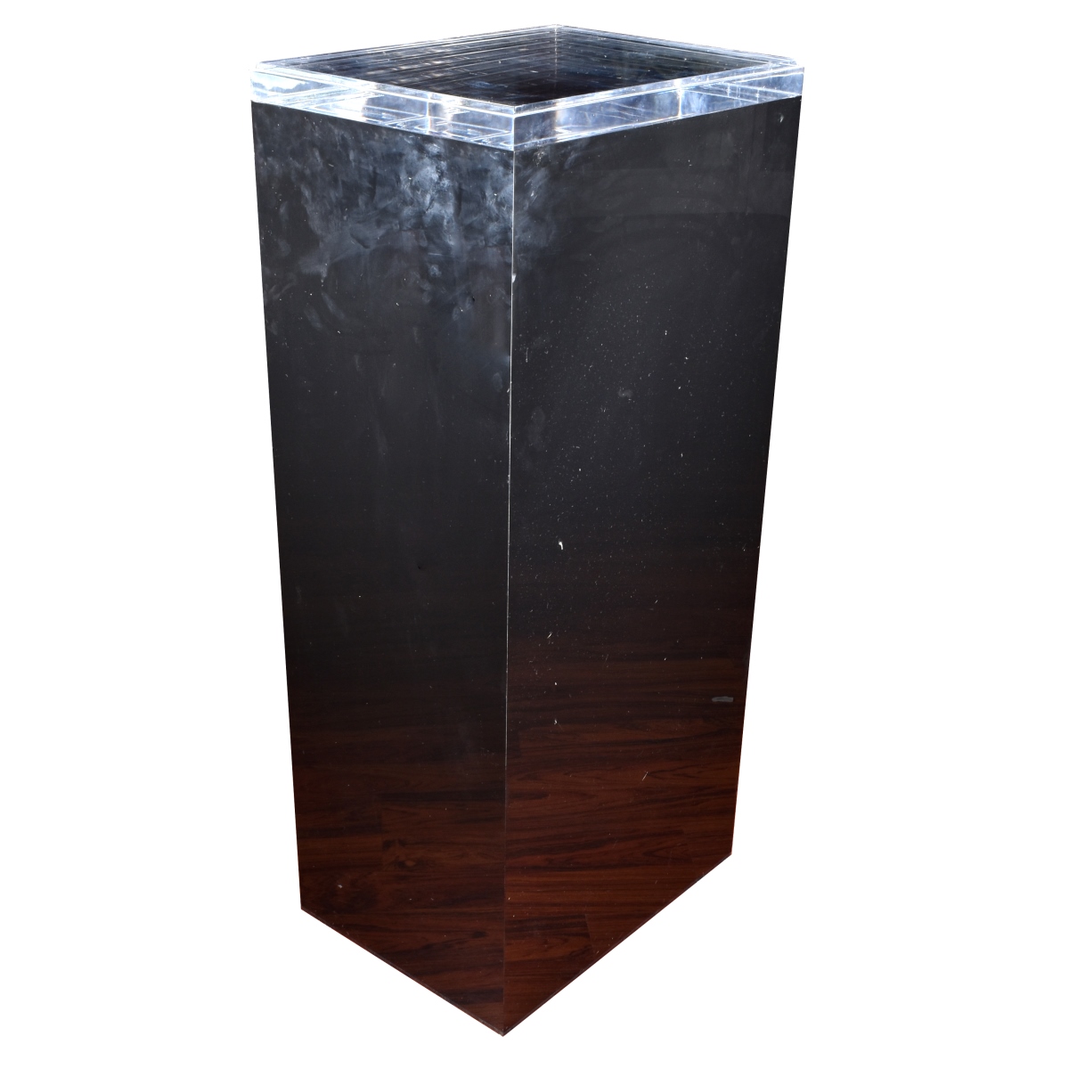 Black Acrylic Rectangle Pedestal