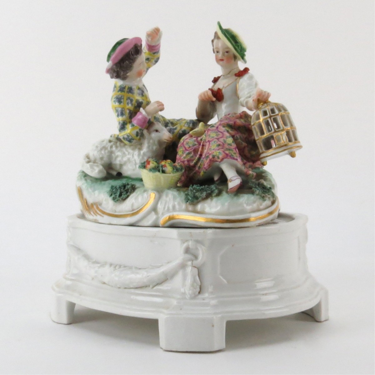 Antique Dresden Porcelain Group