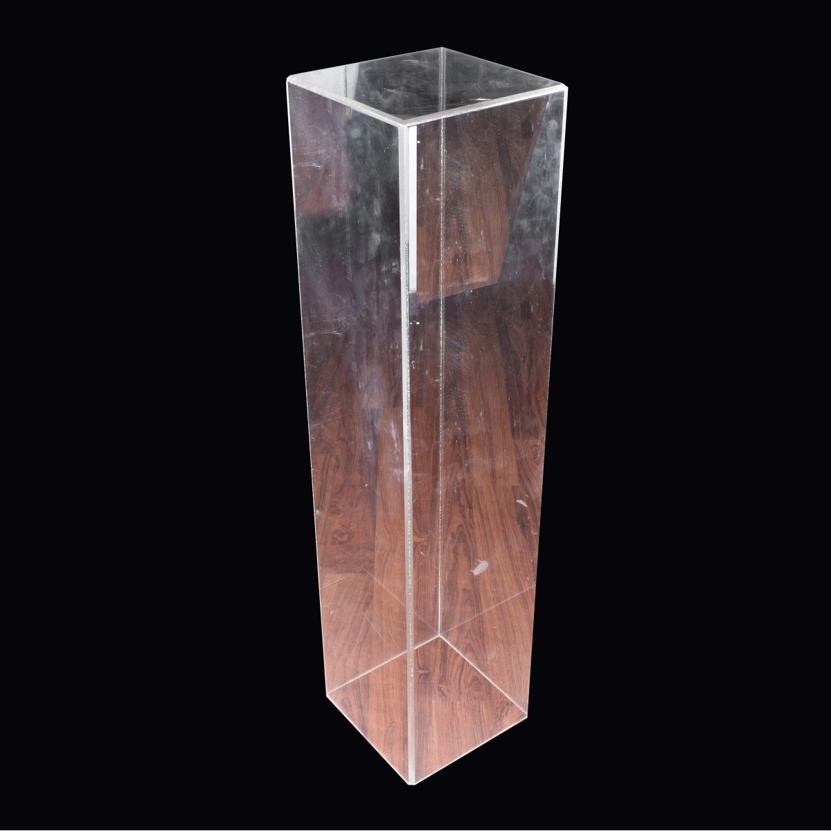 Clear Acrylic Square Pedestal