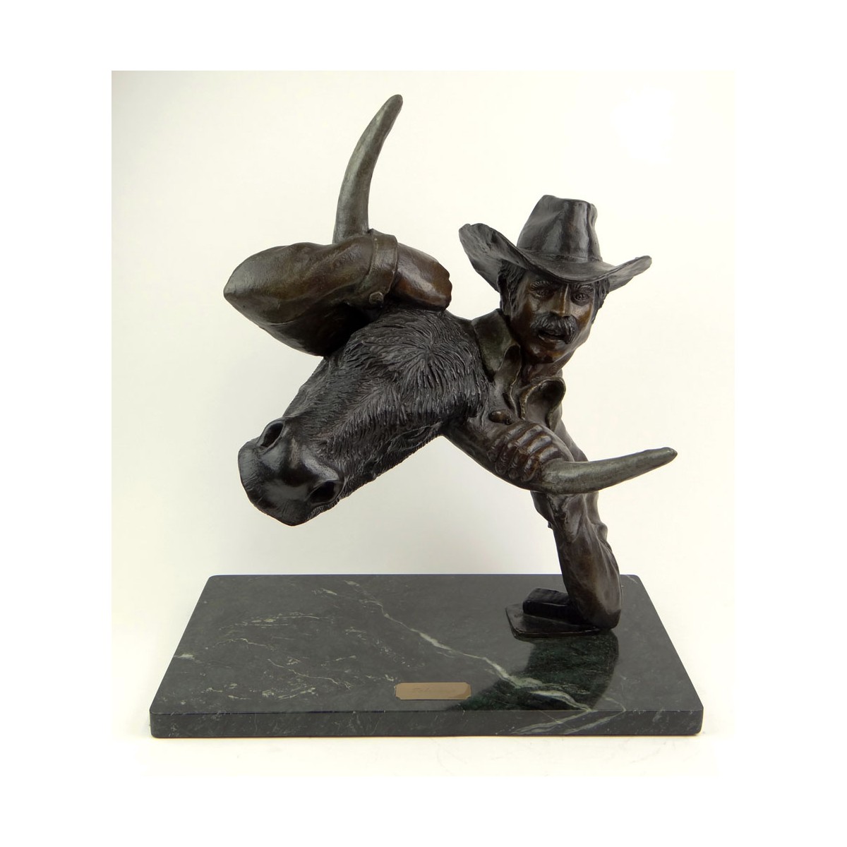 Paul Wegner Bronze Sculpture "Takedown"