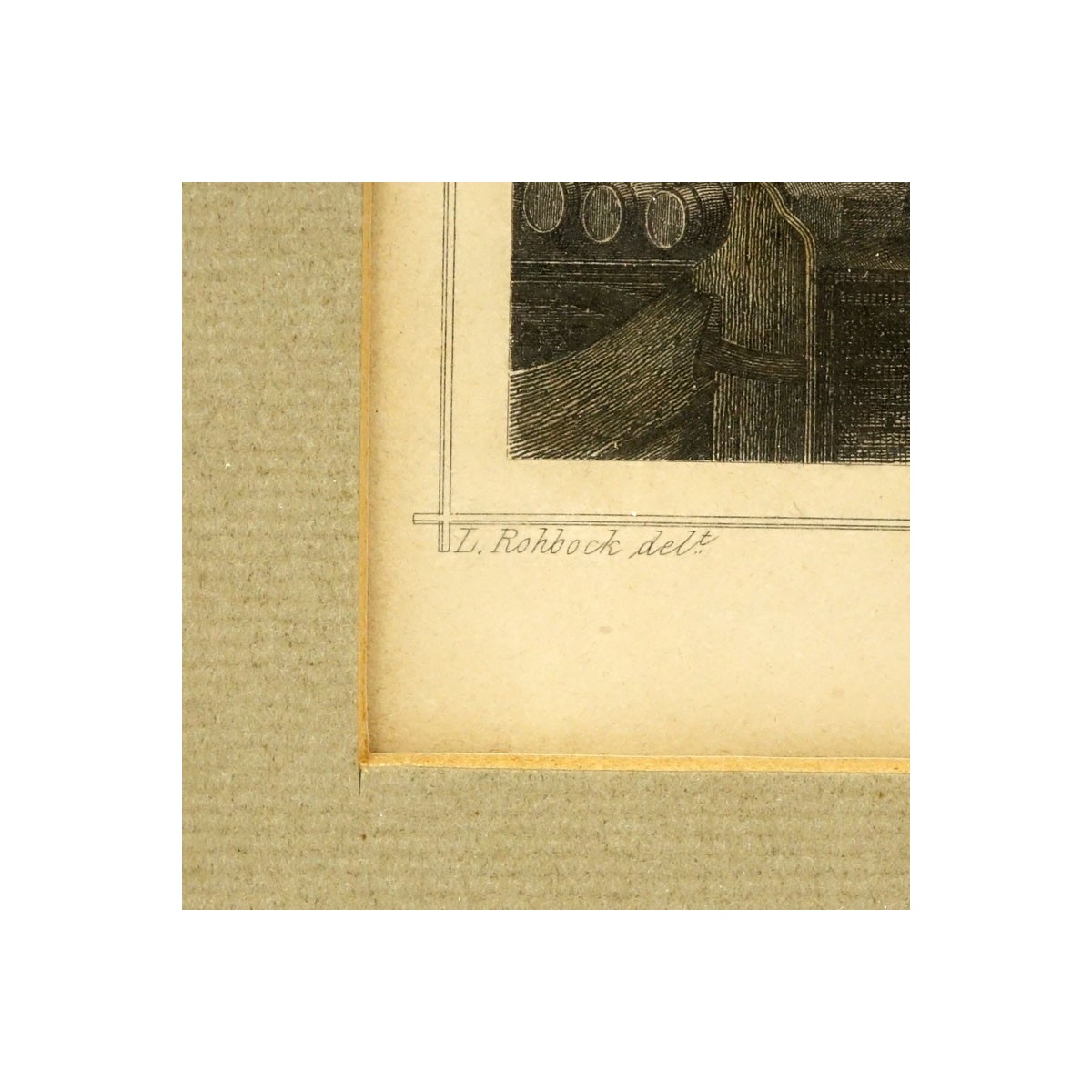 Two (2) Antique Engravings. Comprise:  L. Rohbock "Sneek-Waterpoort" by J. 