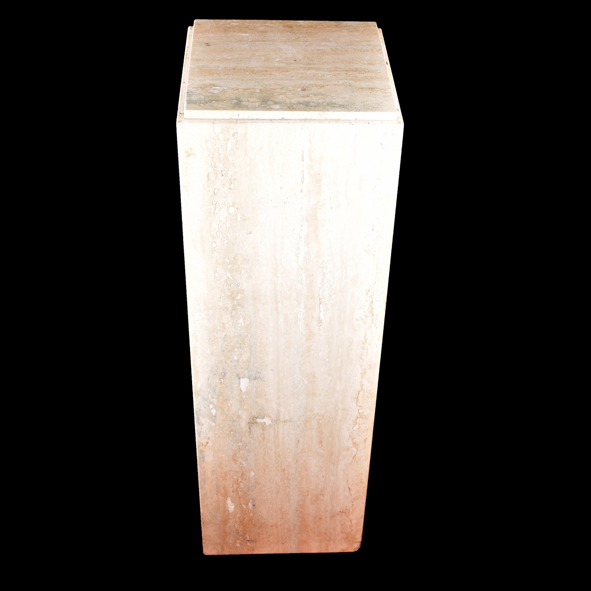 Travertine Beige Marble Pedestal