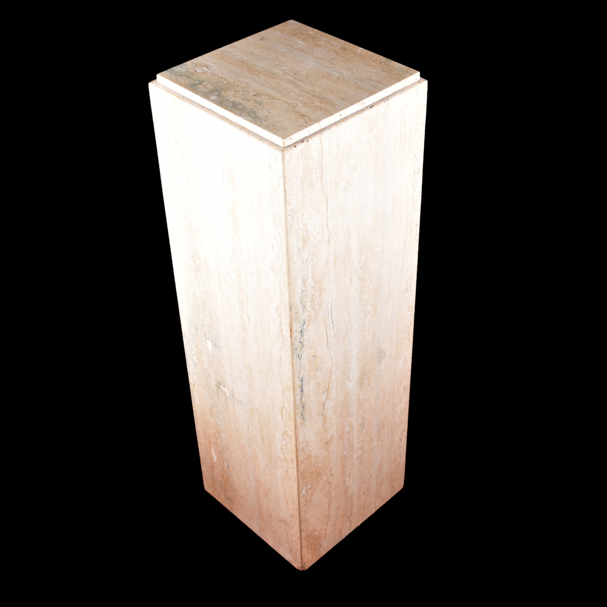 Travertine Beige Marble Pedestal