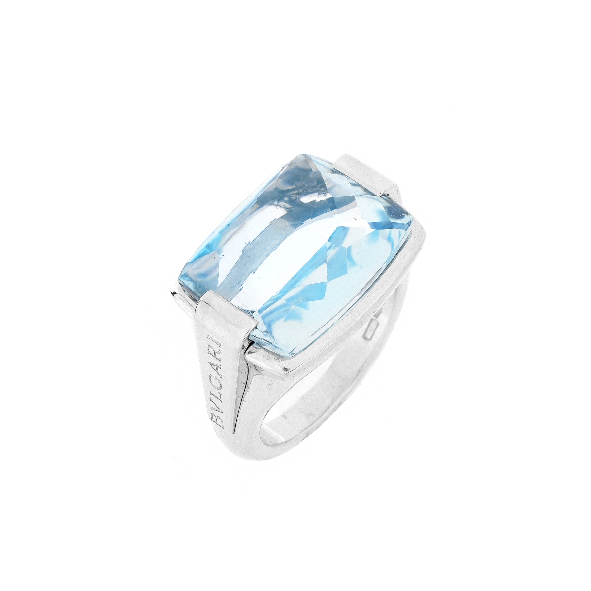 Bulgari Topaz and 18K Ring